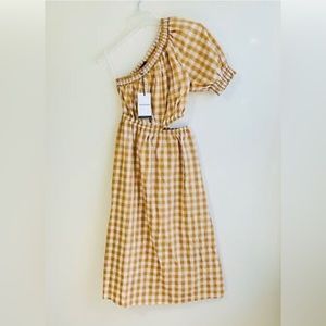 Honey Mustard Gingham dress